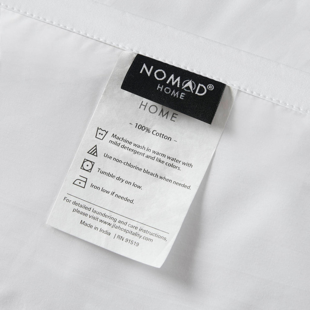 King Luxury Cotton Sheet Set with Soft 100% Cotton - White