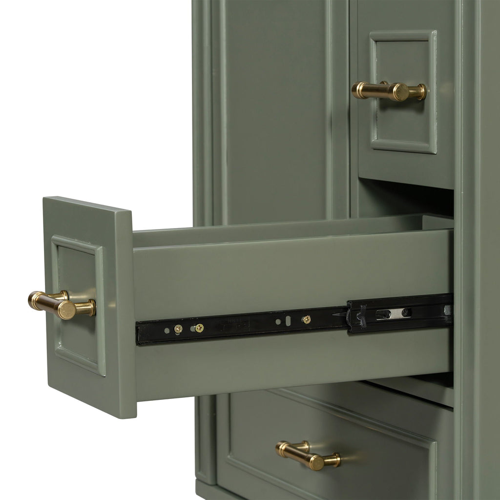 Traditional Bathroom Vanity Set with Soft Close Doors - Multiple Colors