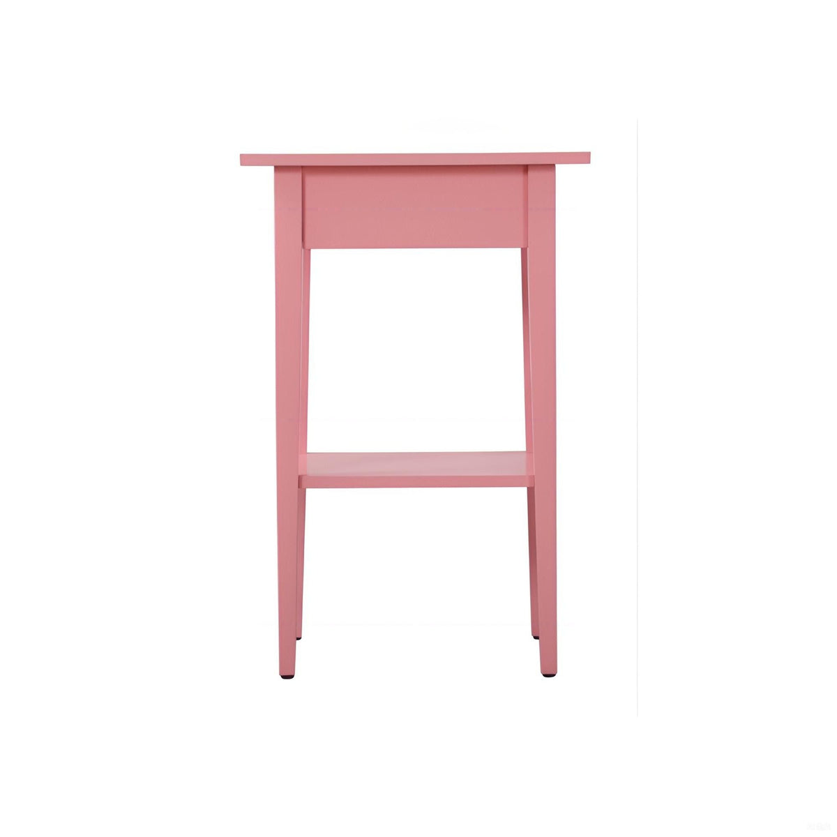 Wood Nightstand with Drawer and Shelf - Multiple Colors