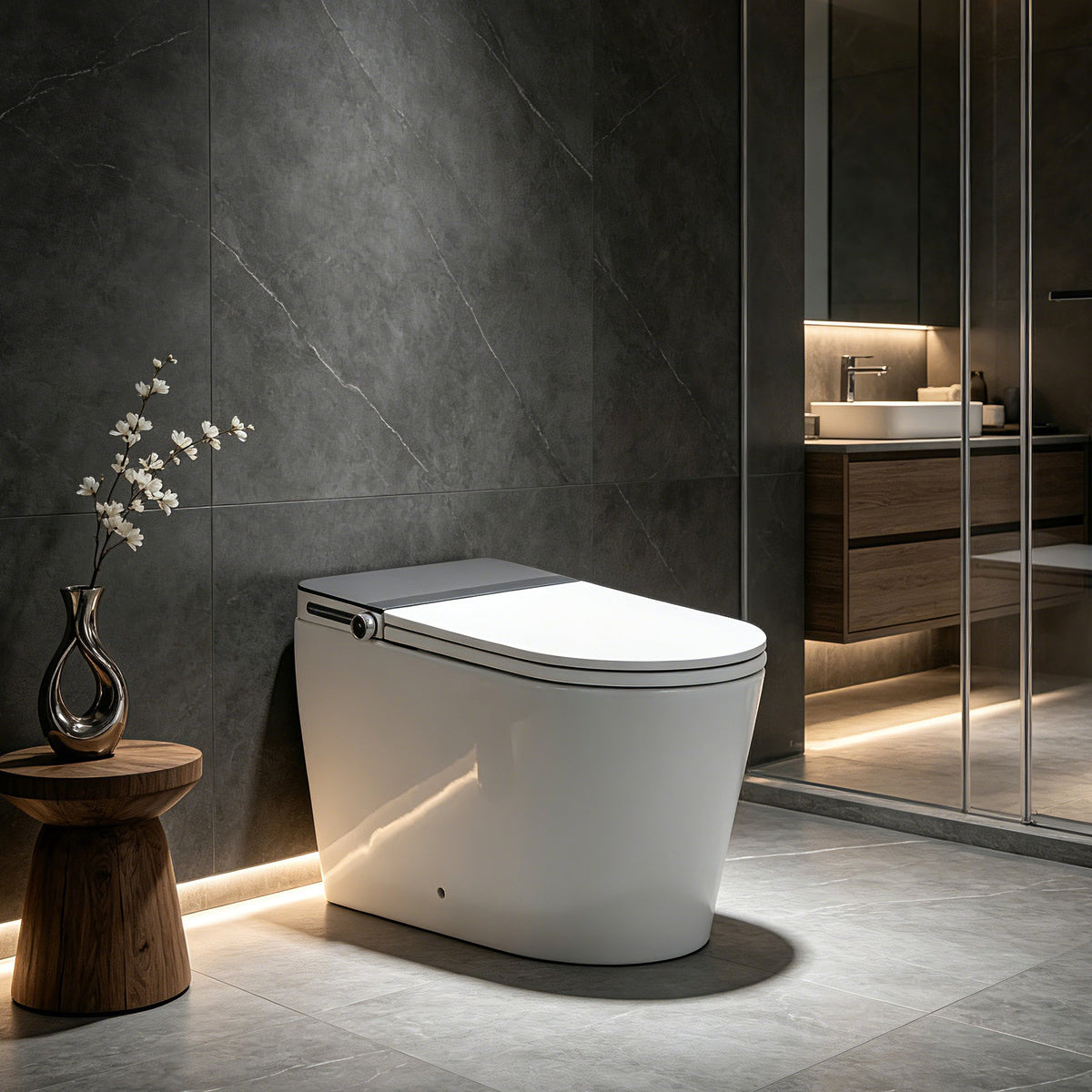 Intelligent All-In-One Toilet with High-Speed Drying - Porcelain
