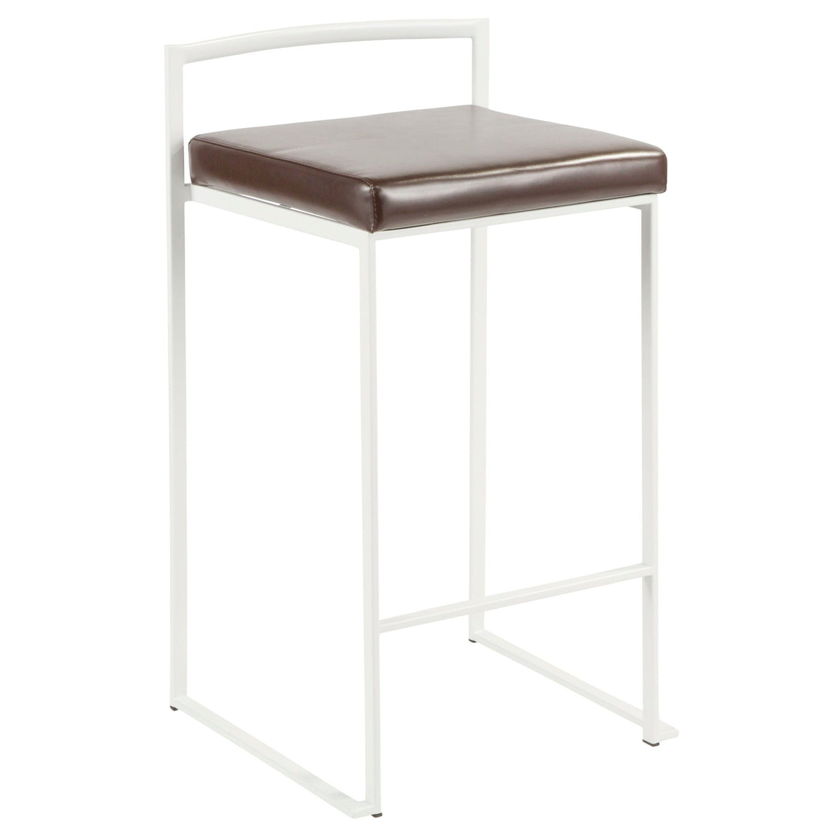 Stackable Counter Stool with Padded Comfort Seat - Multiple Colors