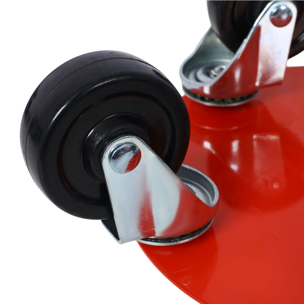 Heavy Duty Snowmobile Dolly V Slide with Swivel Casters - Steel, Red