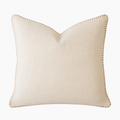 Decorative Blanket with Plush Fill - Ivory