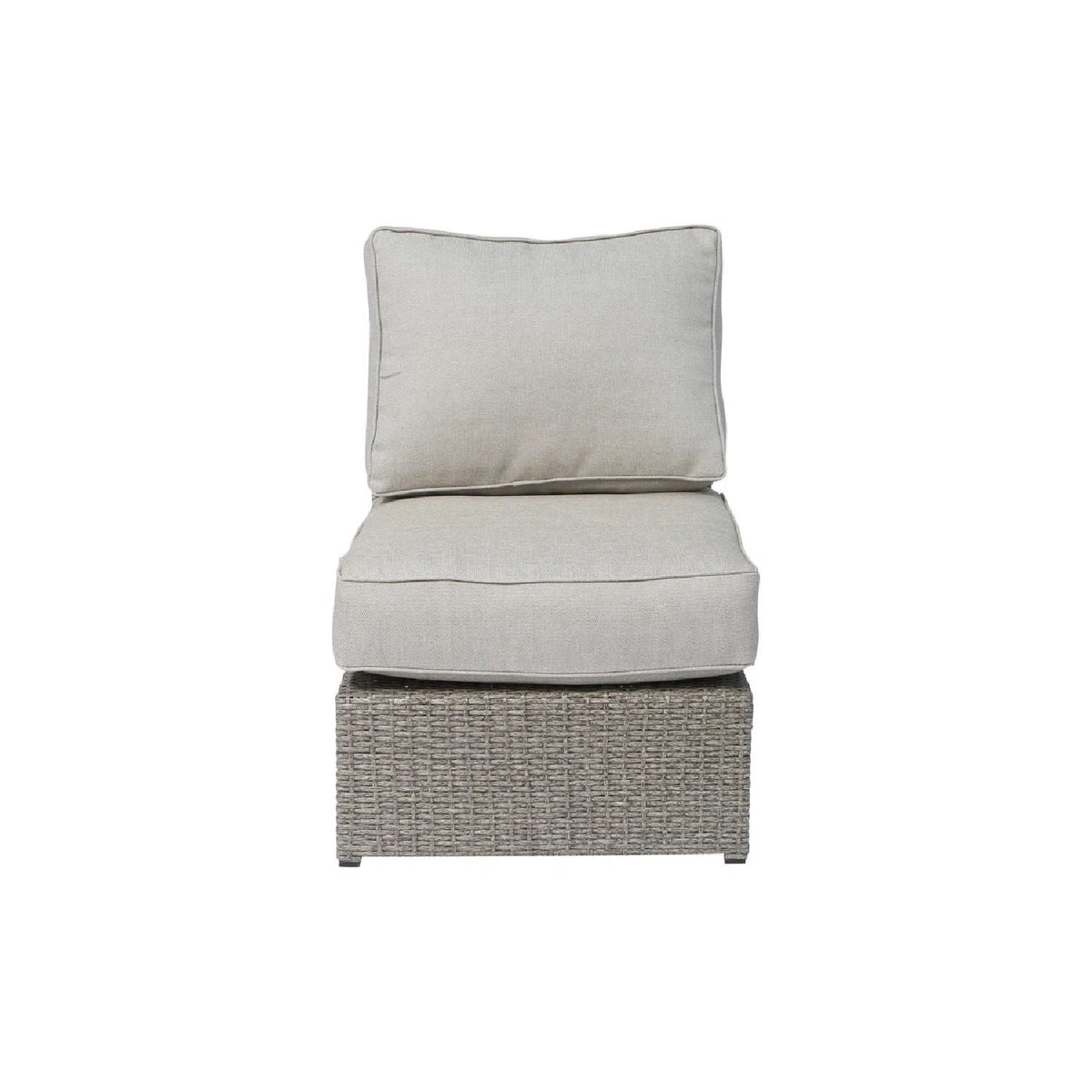 Rattan Sectional Sofa Set with Cushions - Gray, Dark Brown, or Beige