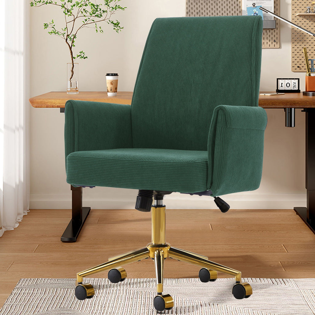 Ergonomic Mid Back Office Chair with Memory Foam Cushion - Multiple Colors