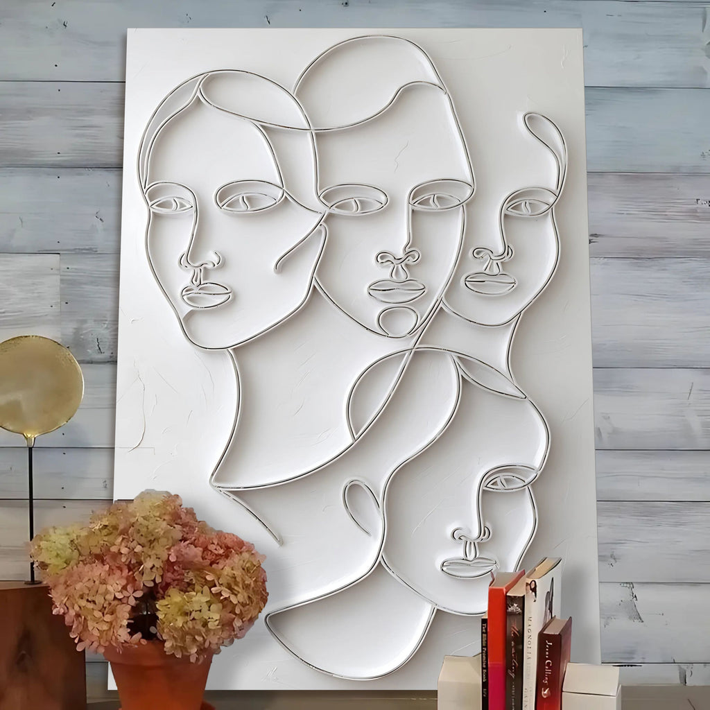 Minimalist Faces Wall Art