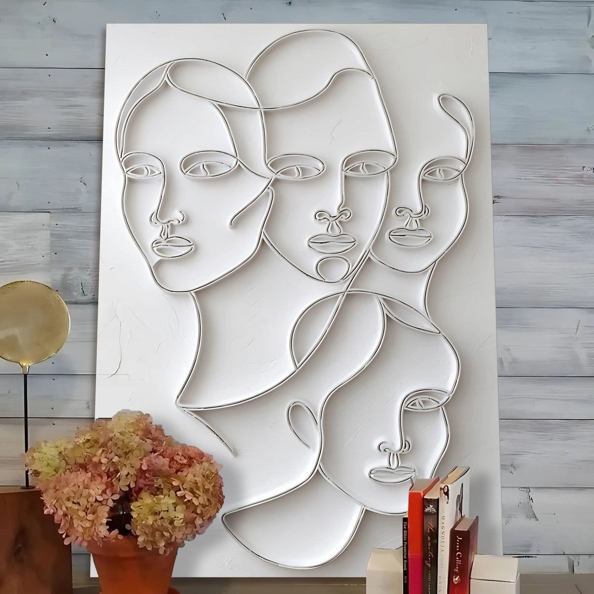 Minimalist Faces Wall Art
