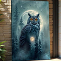 Owl Double Exposure Wall Art II