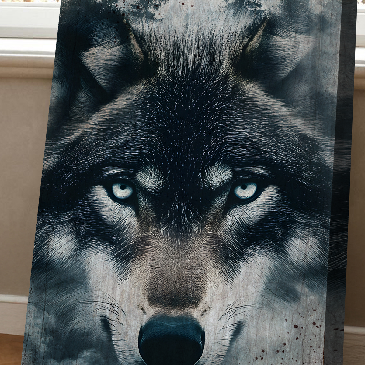 Wolf Double Exposure Wall Art III