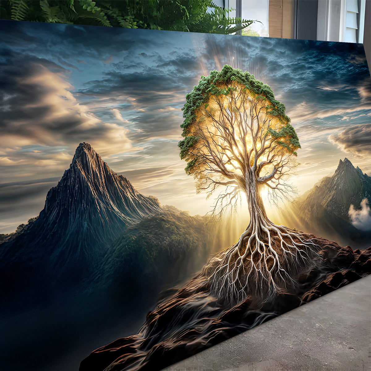 Burning Bush - Faith Wall Art VIII