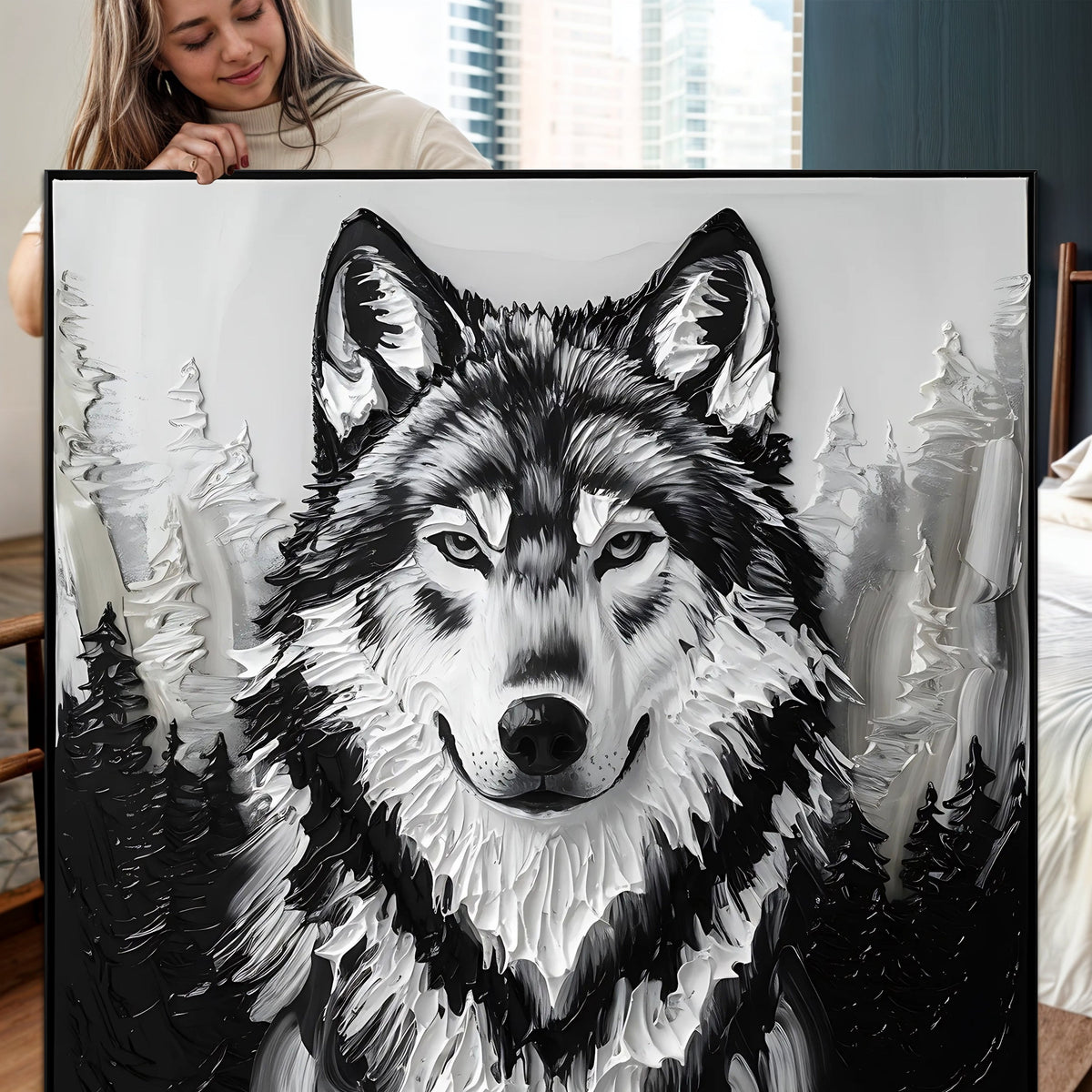 Wolf Wall Art IV