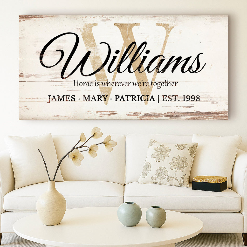 Personalized Family Sign XI