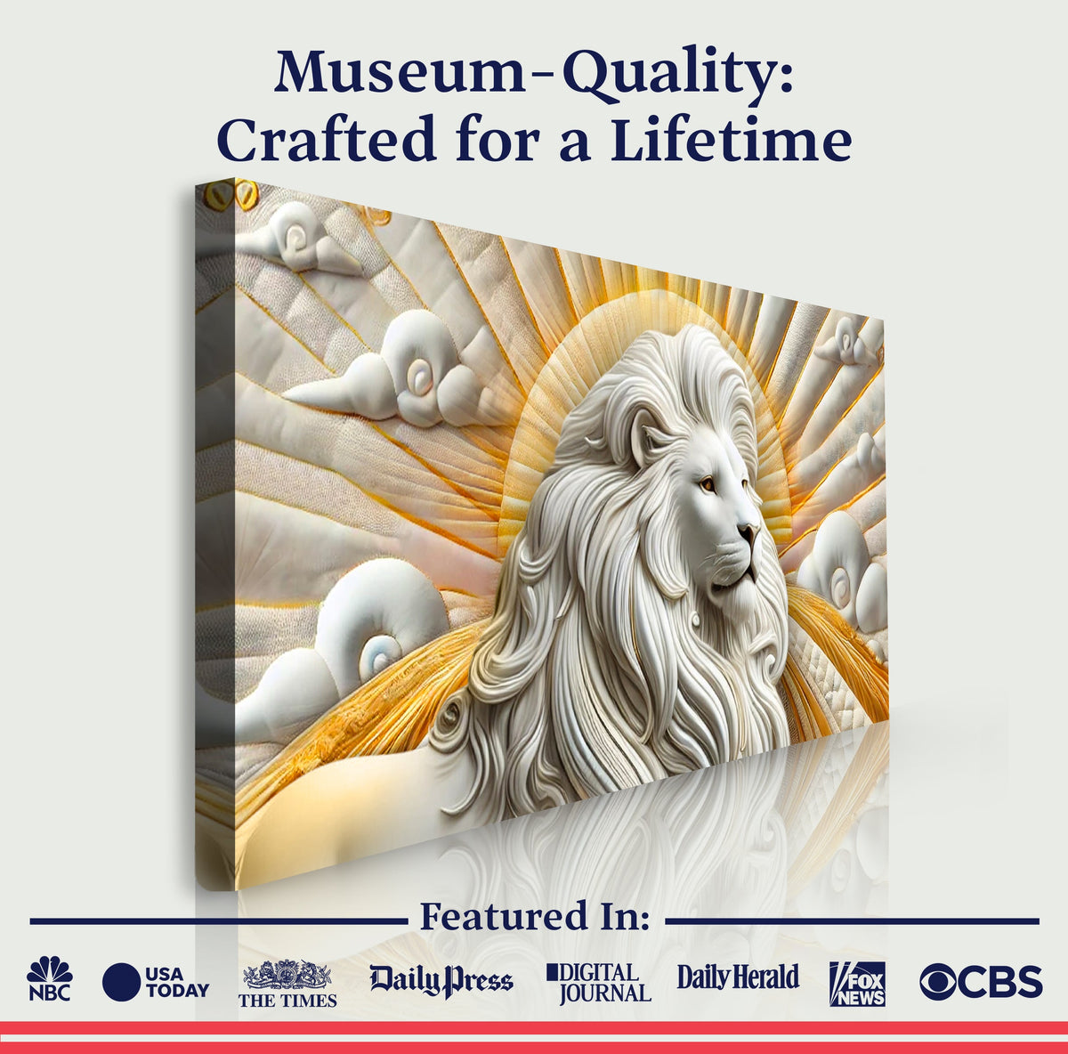 Majestic Lion Wall Art III