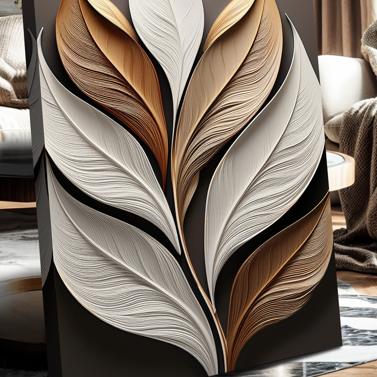 Elegant Leaf Wall Art