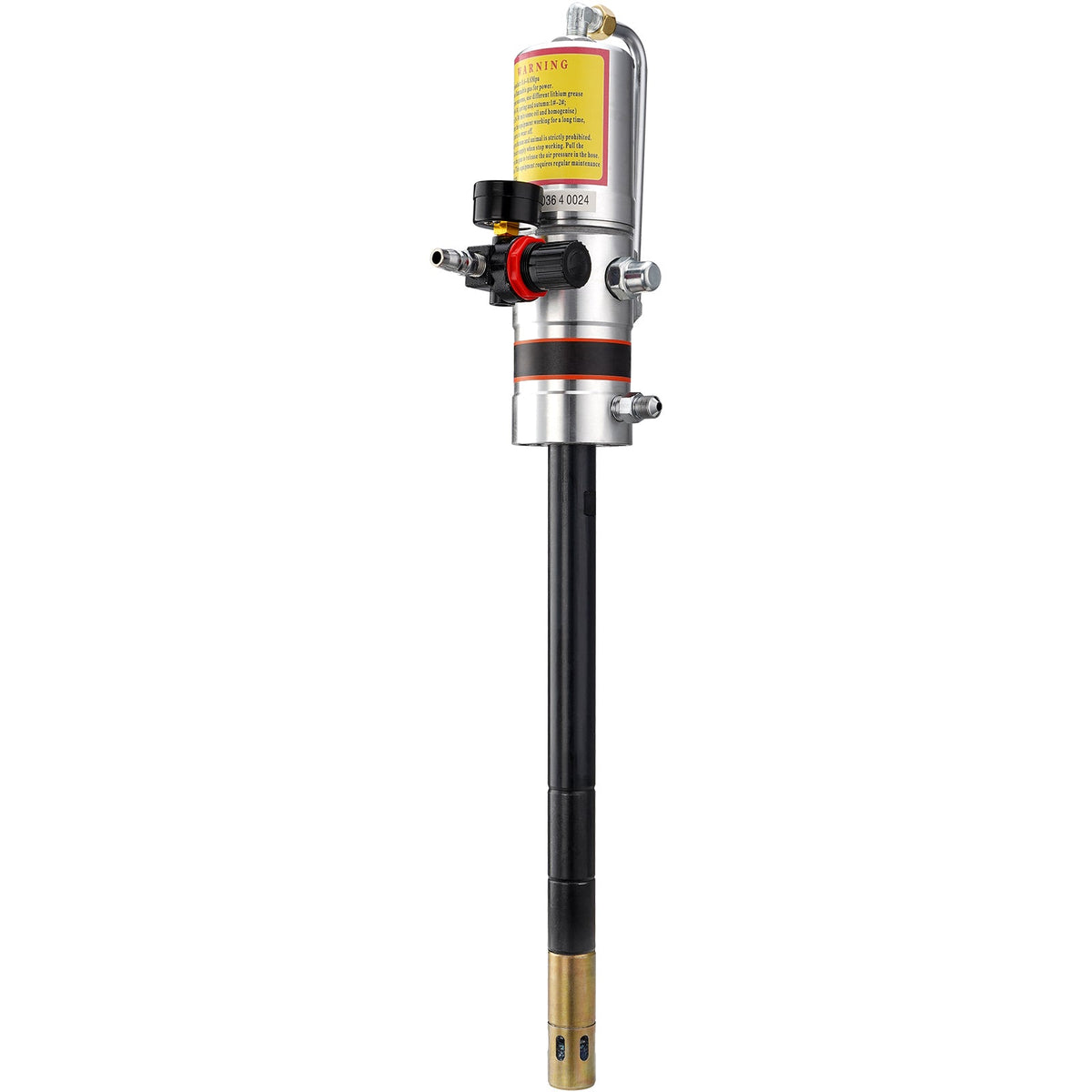 Air Operated Grease Pump with 13 ft Hose and 360° Swivel Gun - Cast-Aluminum