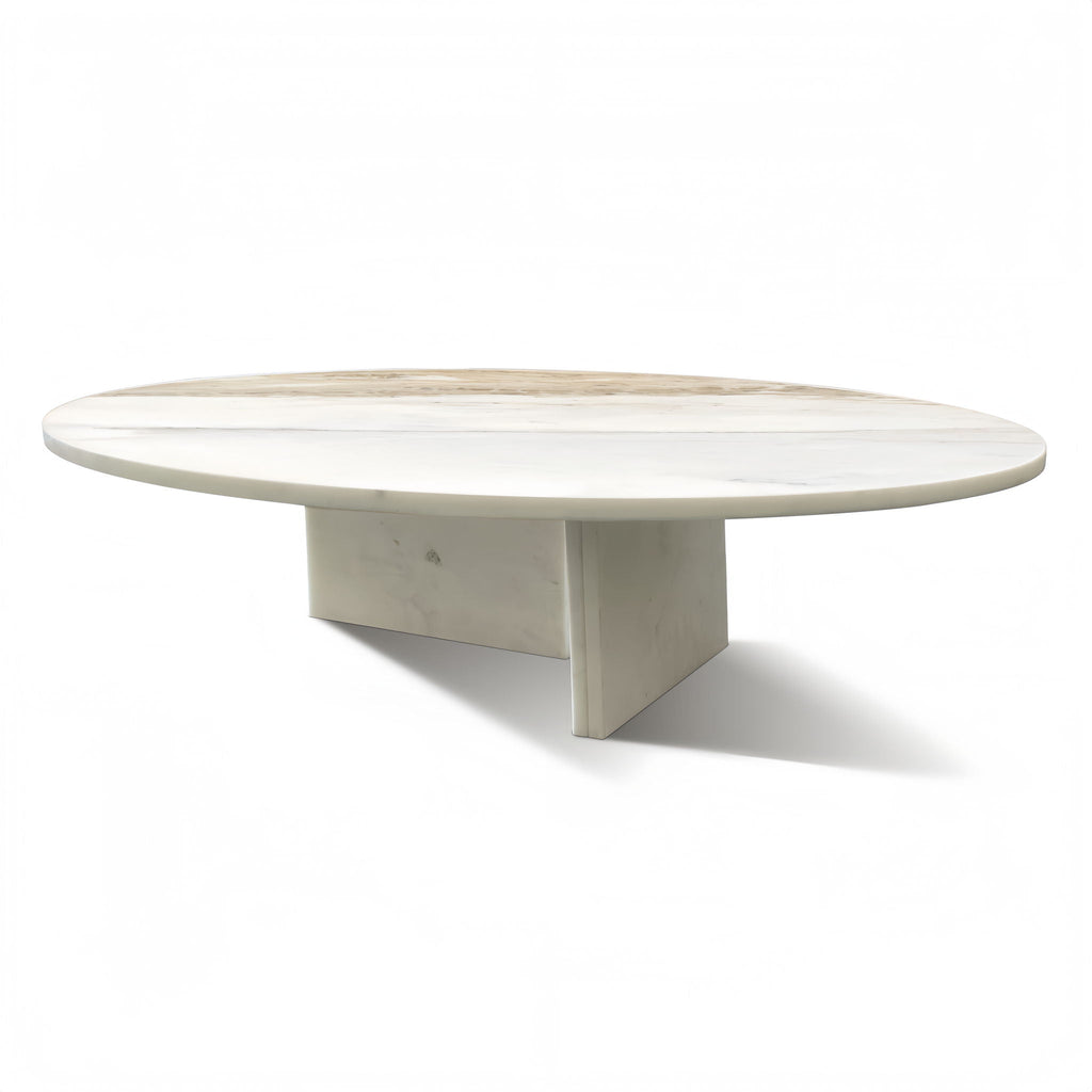 Luxury Coffee Table with Unique Veining - Natural Stone Design