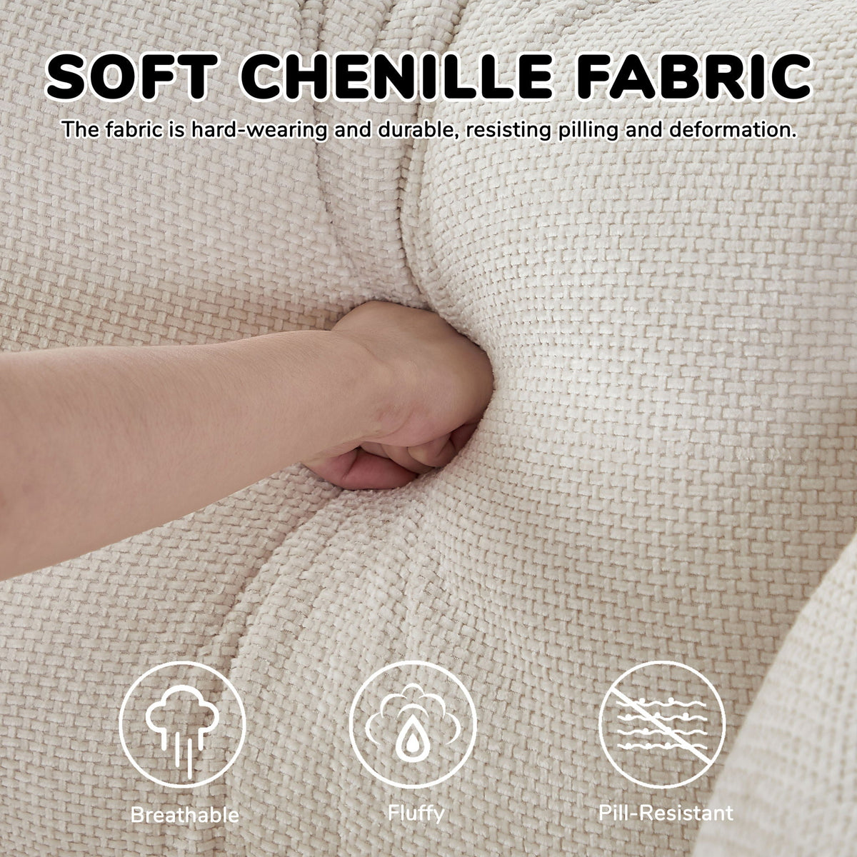 Swivel Sleeper Chair with Supportive Pillow and 360° Base - Multiple Colors