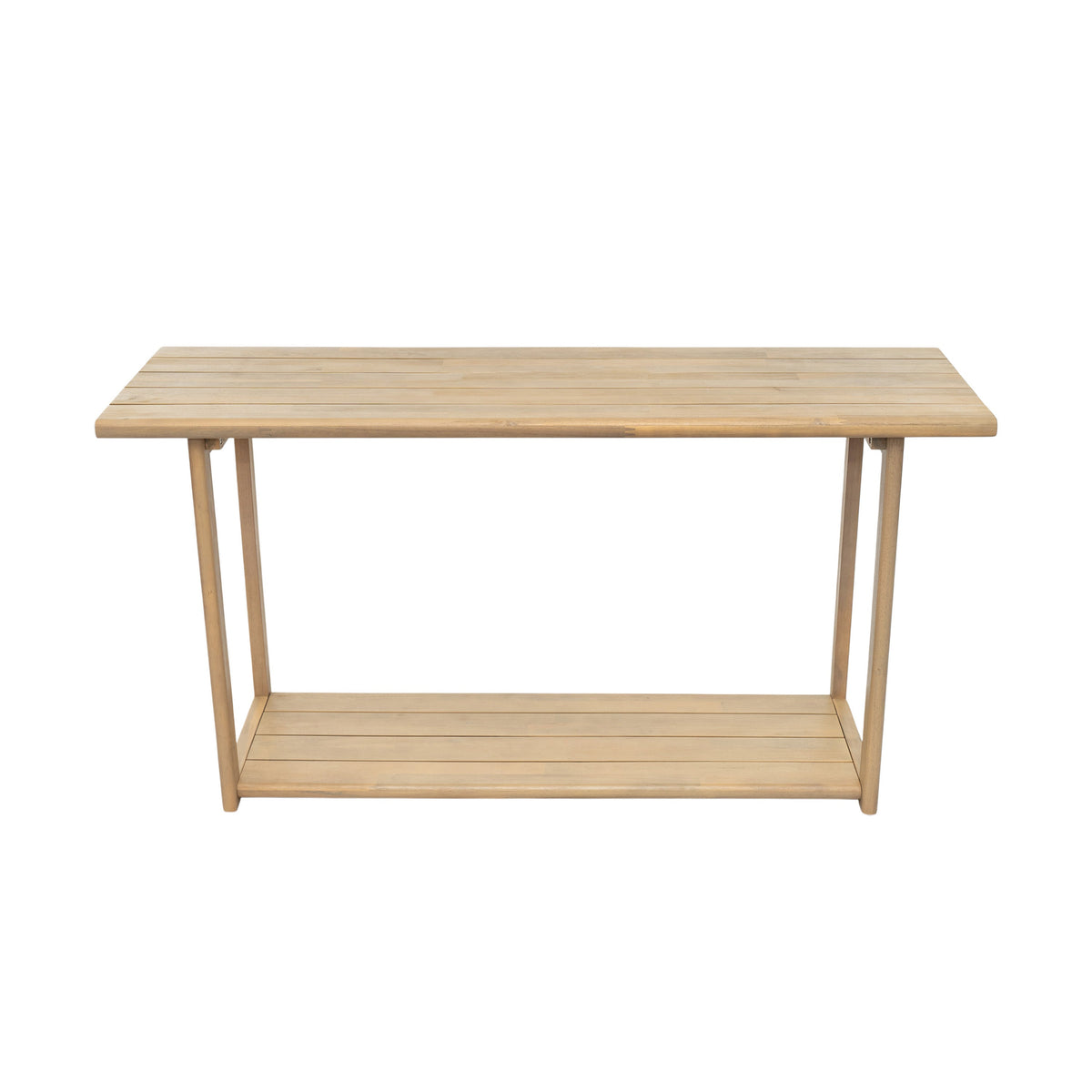 Woodside Rectangular Outdoor Buffet & Console Table with 300 lb Capacity - Acacia Wood