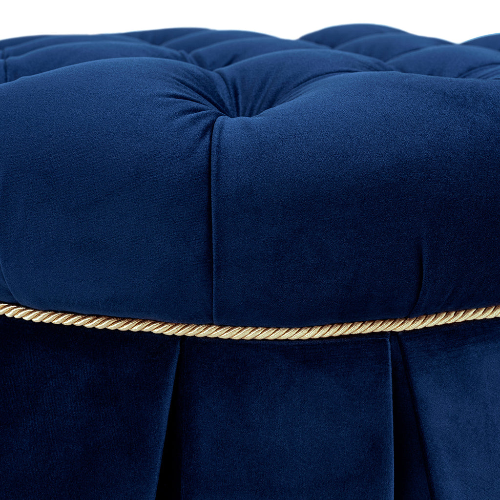 Roquefort 24.5" Dog Sofa Bed with Tufted Velvet Upholstery - Gray