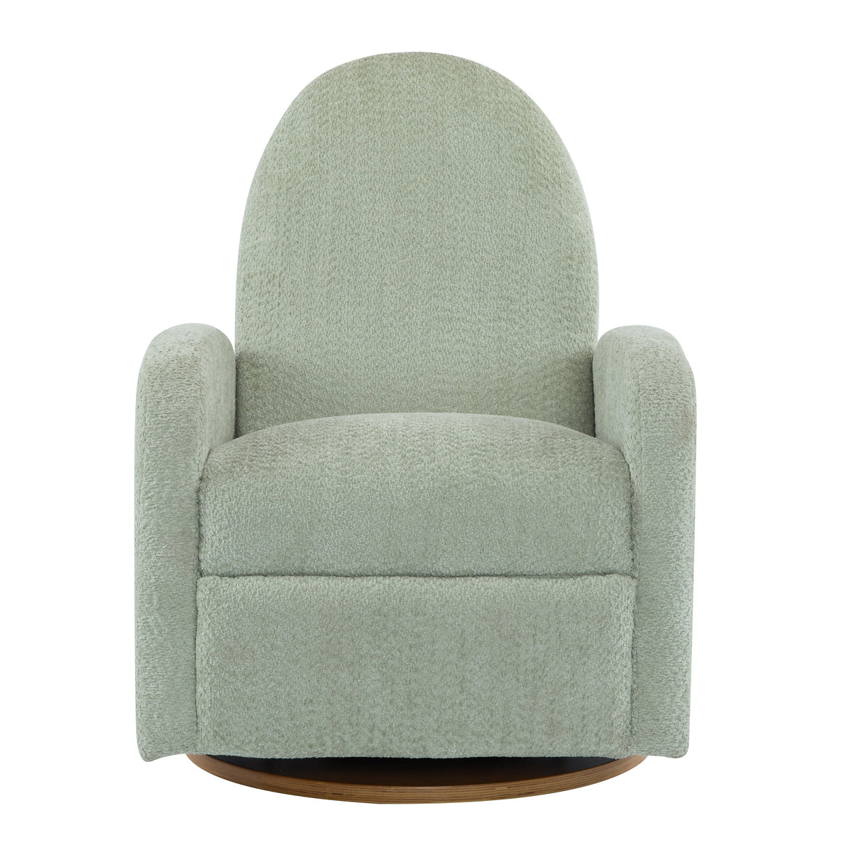 360 Swivel and Glider Recliner Chair with Solid Wood Base - Light