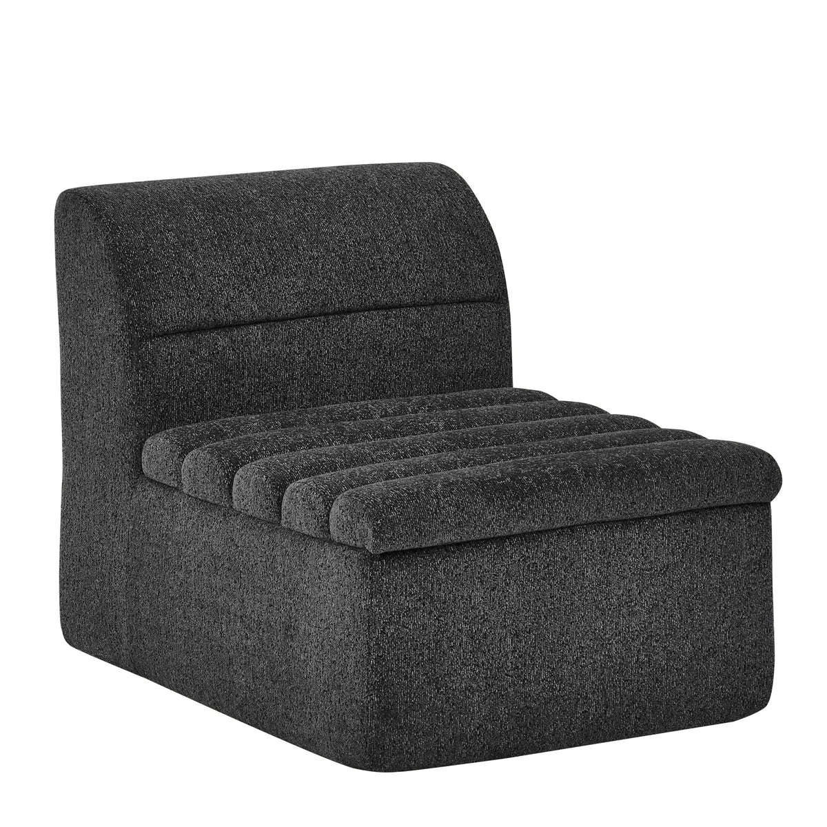 Single Seat Modular Sofa with Foam Cushion - Chenille