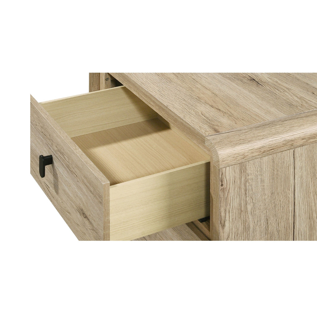 Chest With 5 Drawers - Mid-Century Design - Beige