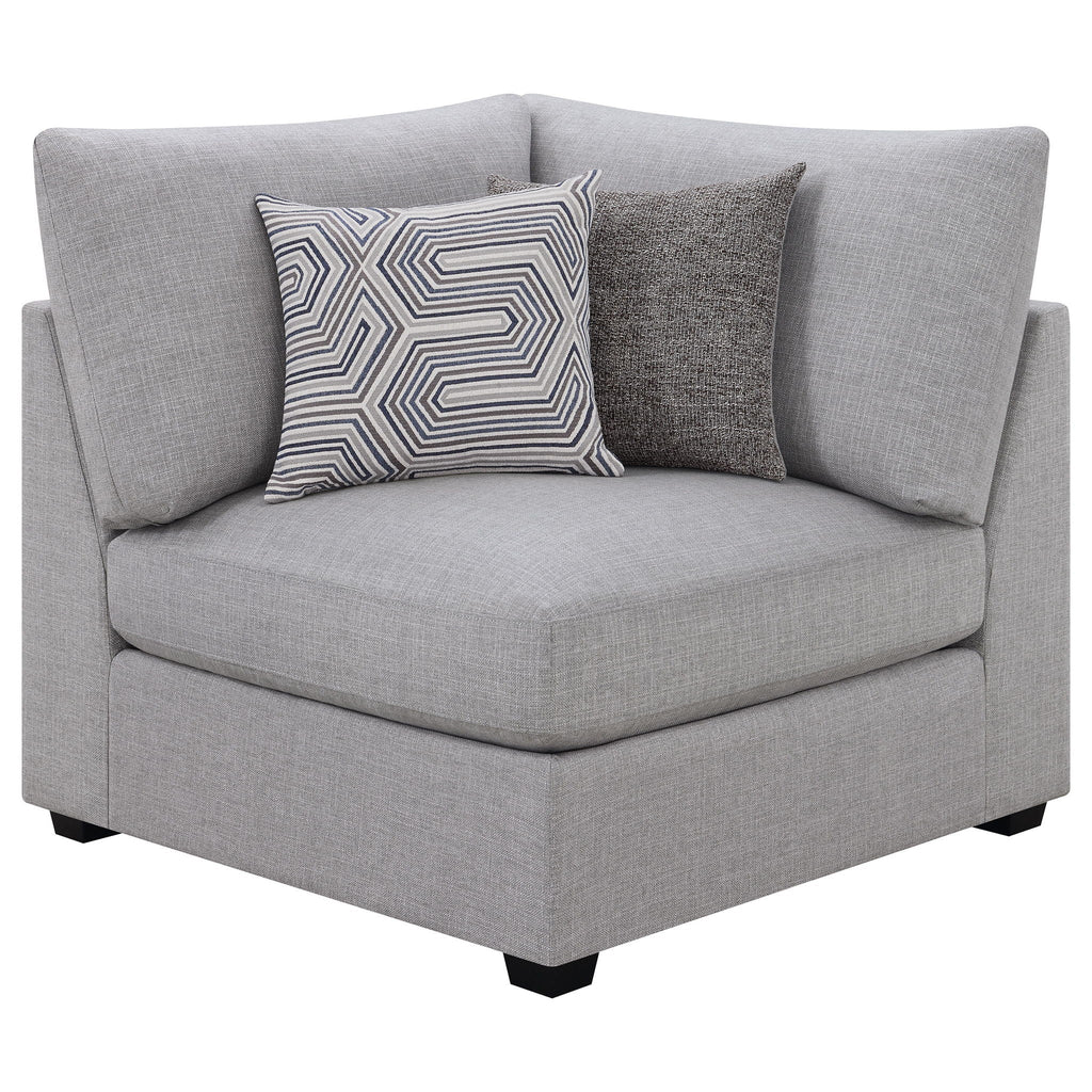 Cambria 6-piece Upholstered Modular Sectional Sofa Grey
