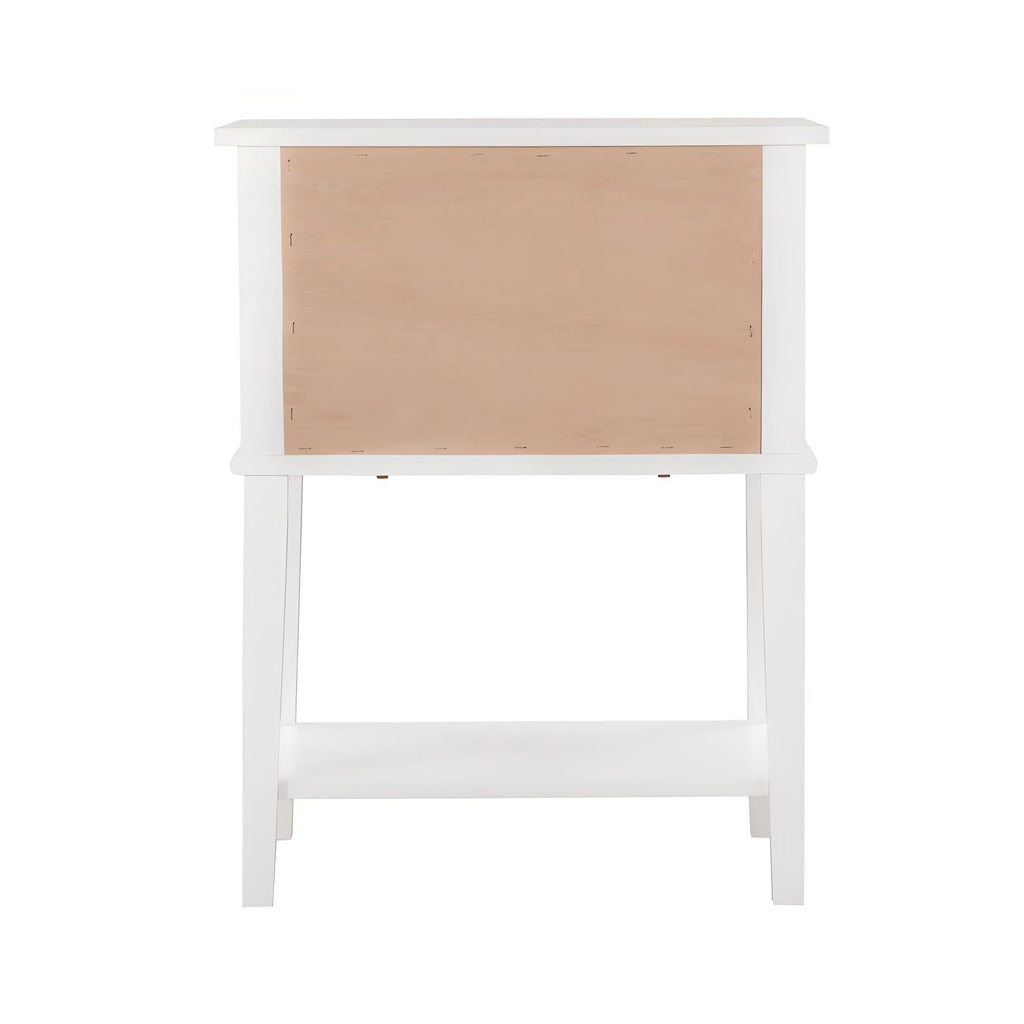 Vibrant Contemporary Nightstand with Smooth Drawer Glides - Multiple Colors