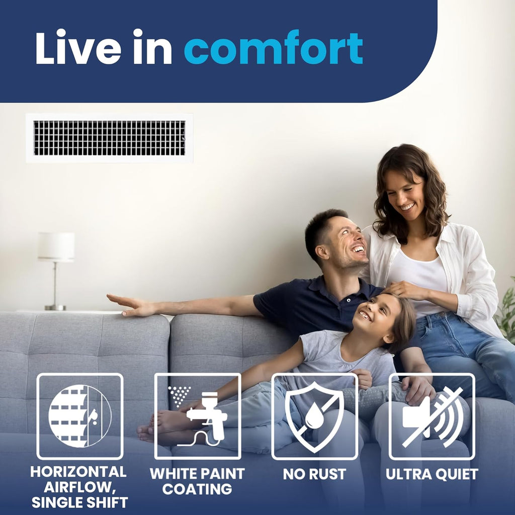 Adjustable Aluminum HVAC Grille