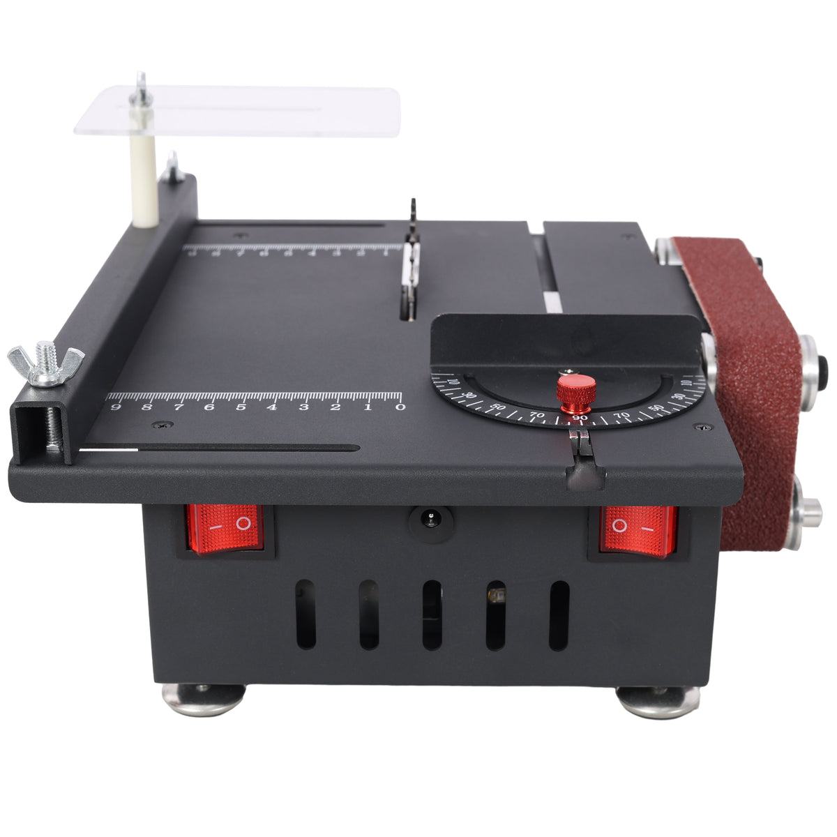 Mini Table Saw & Belt Sander with Adjustable Angles - Metal