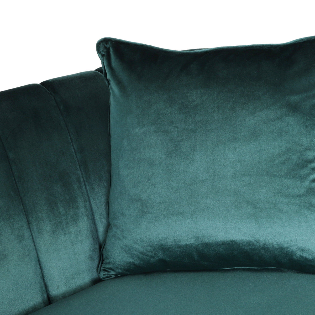 Contemporary 3 Seater Sofa with Button Tufted Accents - Dark Green or Beige
