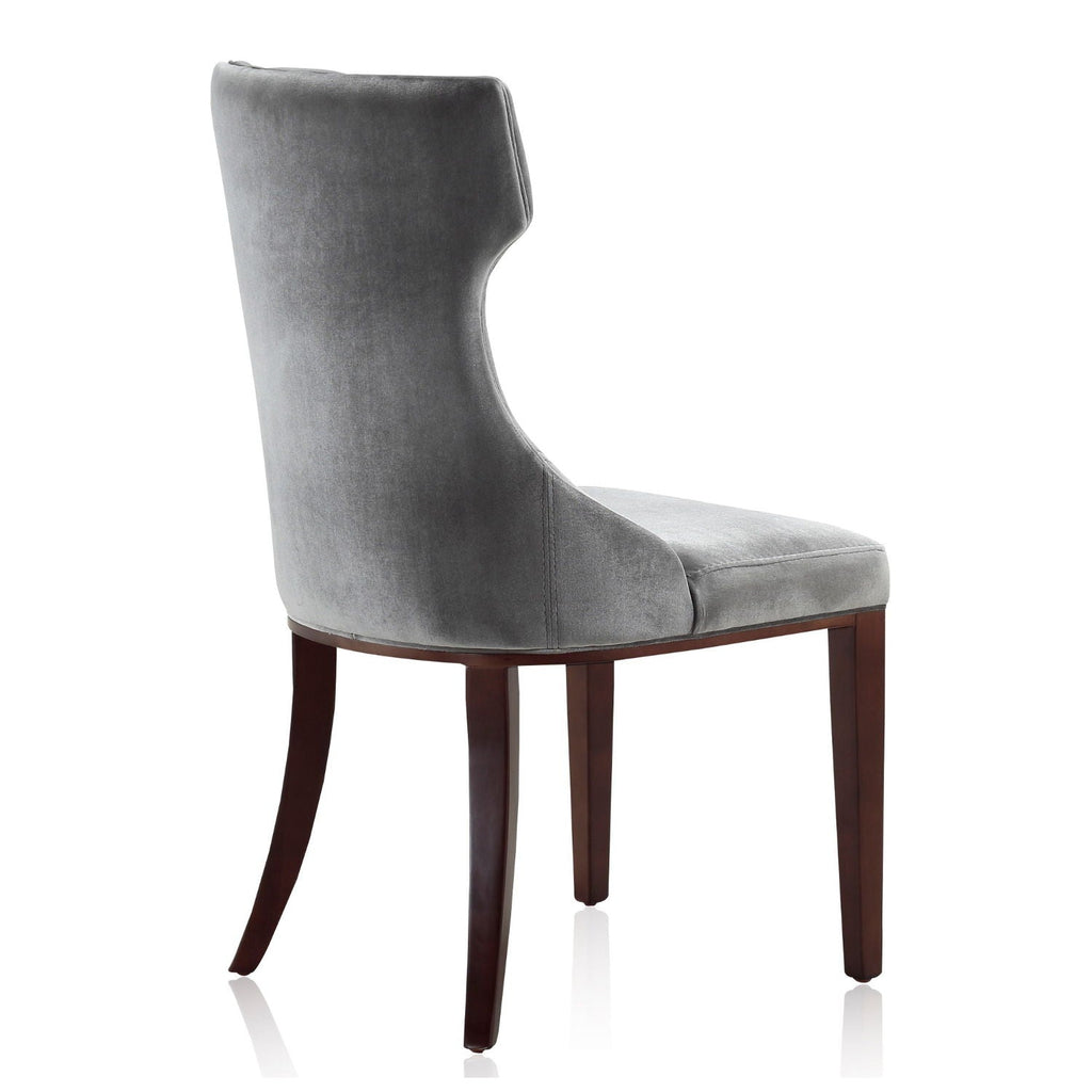 Reine Dining Chair Set of 2 with Solid Wood Frame and Classic Design - Multiple Colors