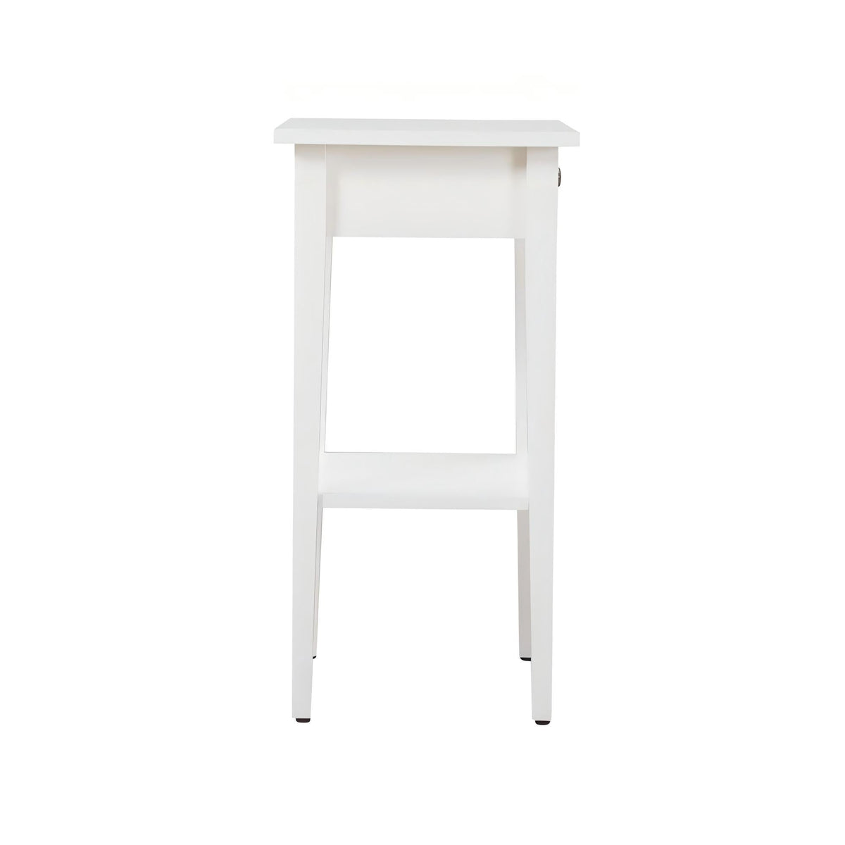 Wood Nightstand with Drawer and Shelf - Multiple Colors