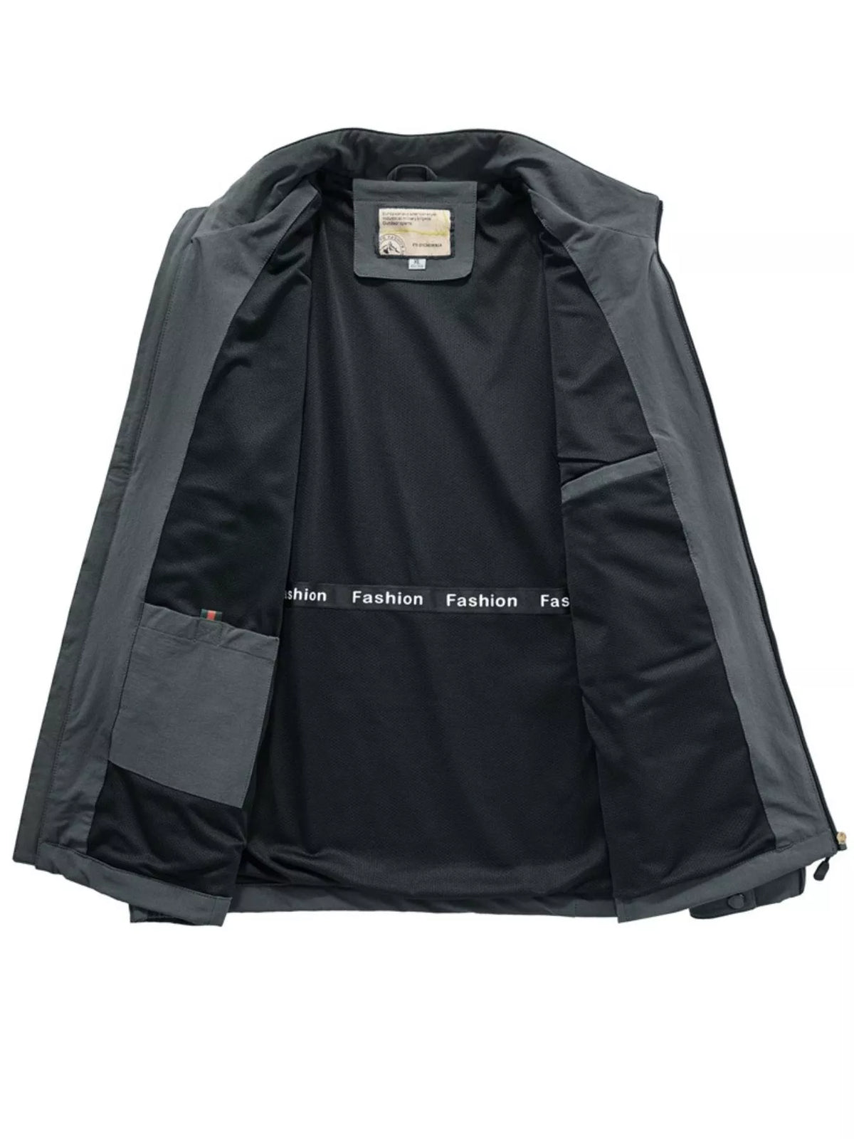 Men's Plus Size Casual Lightweight Windbreaker Jacket