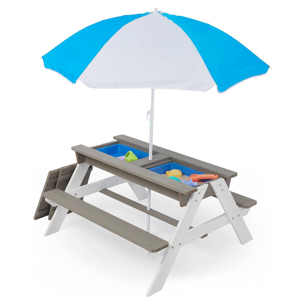 Kids Picnic Table with Sand and Water Table Conversion - Cedar Outdoor Table