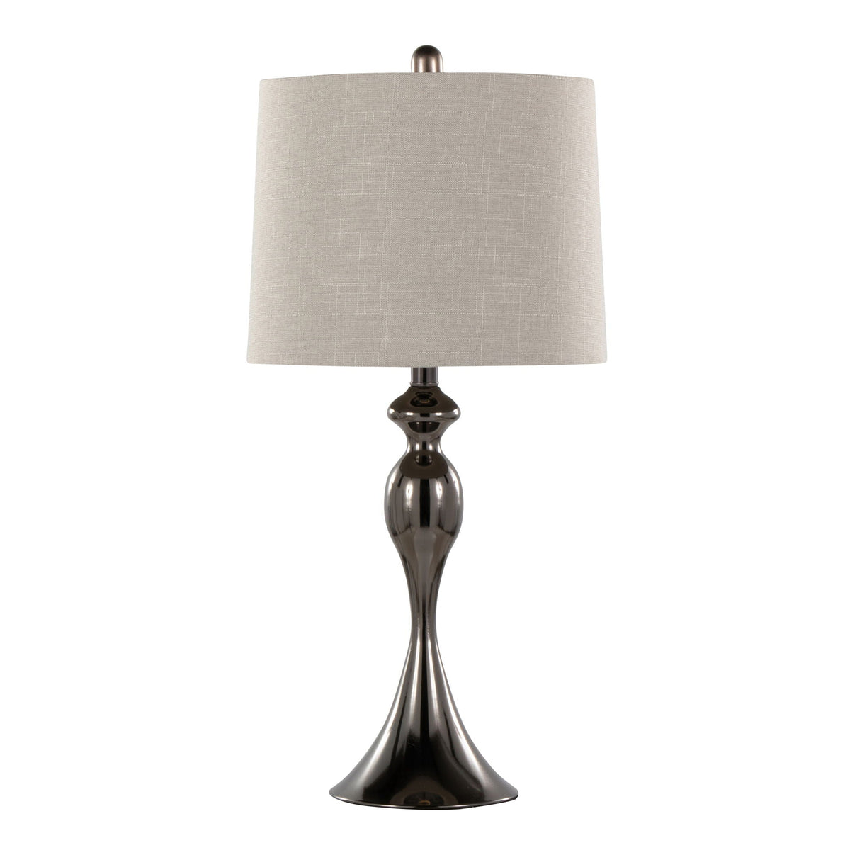 Ashland Contemporary Table Lamp Set with Double-Layer Shade - Multiple Colors