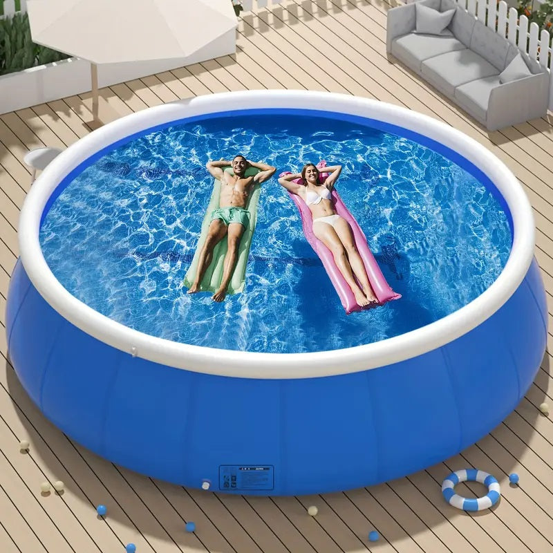 Butterfly Design Inflatable Swimming Pool with Durable PVC – Multi-Color