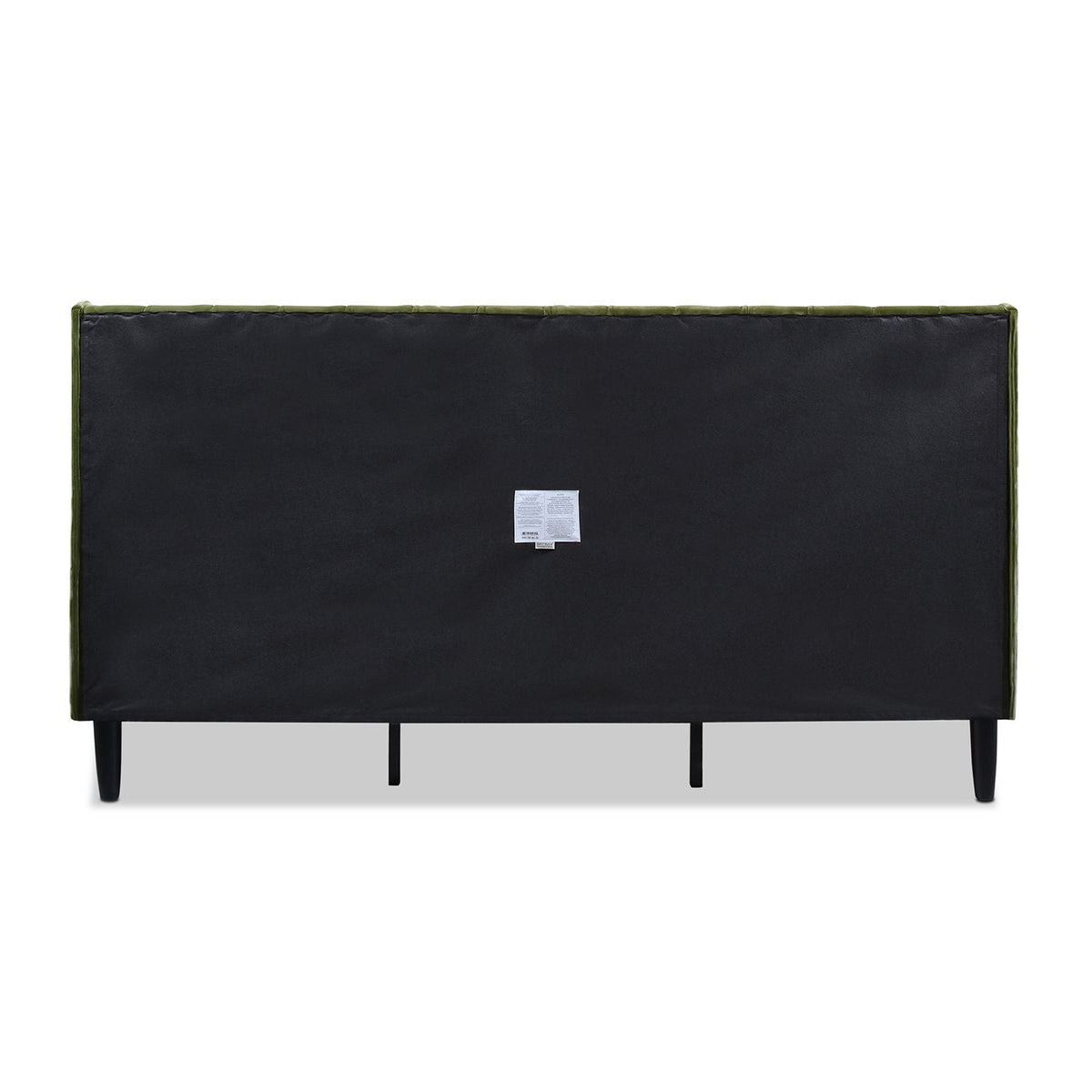Vertical Tufted Modern Headboard Platform Bed Set with Upholstered Finish - Multiple Colors