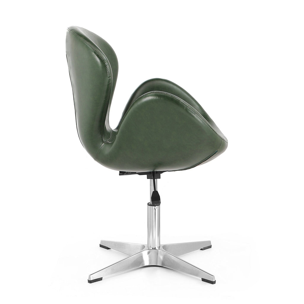 Raspberry Swivel Lounge Chair with 360-Degree Rotation - Multiple Colors