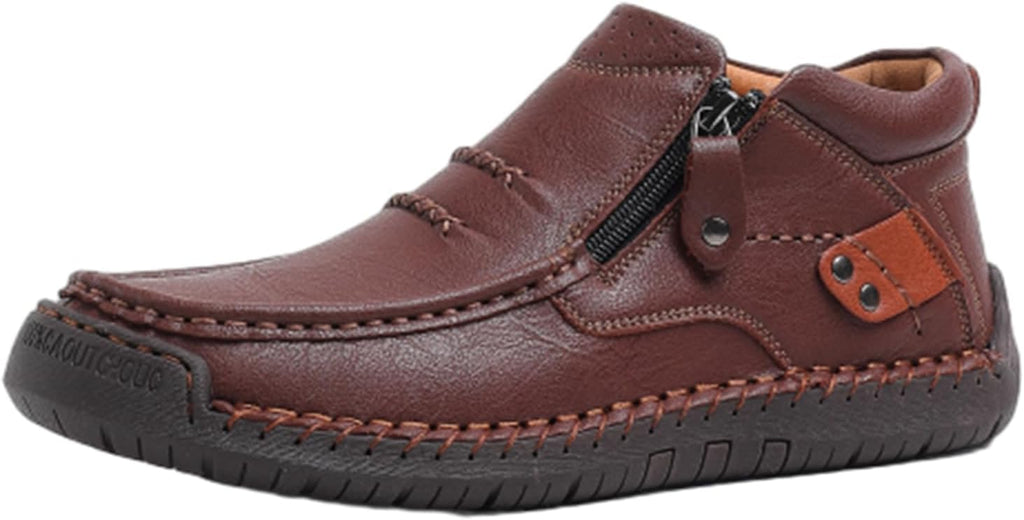 7DAY'S Leather Driving Boots for Young Men - Travel & Adventure Essentials
