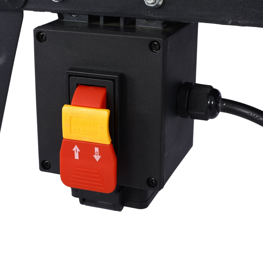 Electric Benchtop Router Table with Aluminum Alloy Construction - Black+Orange