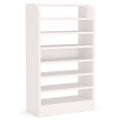 8 Tier Tall Shoe Rack with Ventilated Design - White
