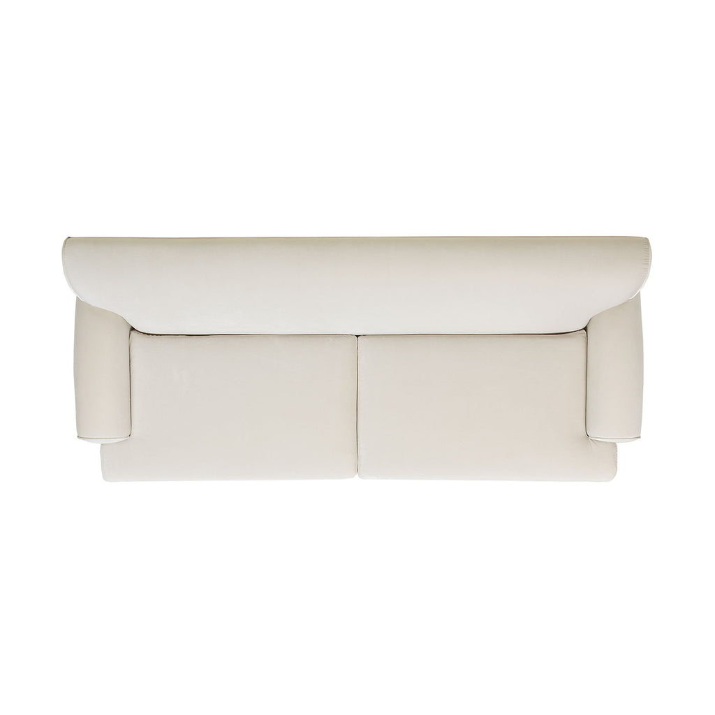 Two Cushion Tightback Sofa with Removable Cushions - Beige or Light Brown