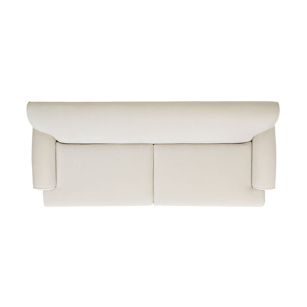 Two Cushion Tightback Sofa with Removable Cushions - Beige or Light Brown