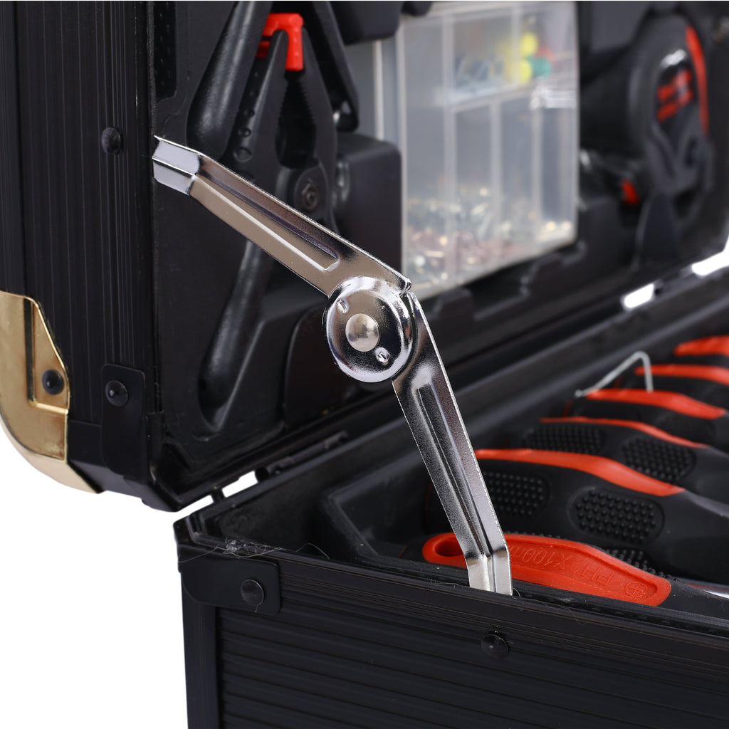 969pcs Home Repair Tool Set Kit with 4-Drawer Storage Case - Black