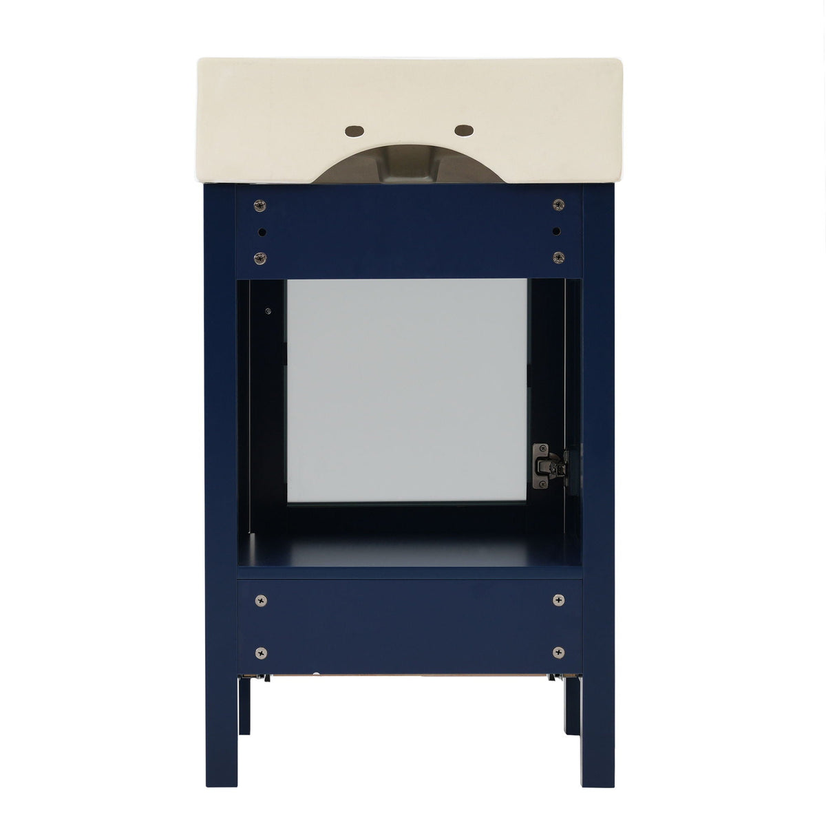 Bathroom Vanity with Ceramic Sink and Ample Storage - Blue, Green, or Black