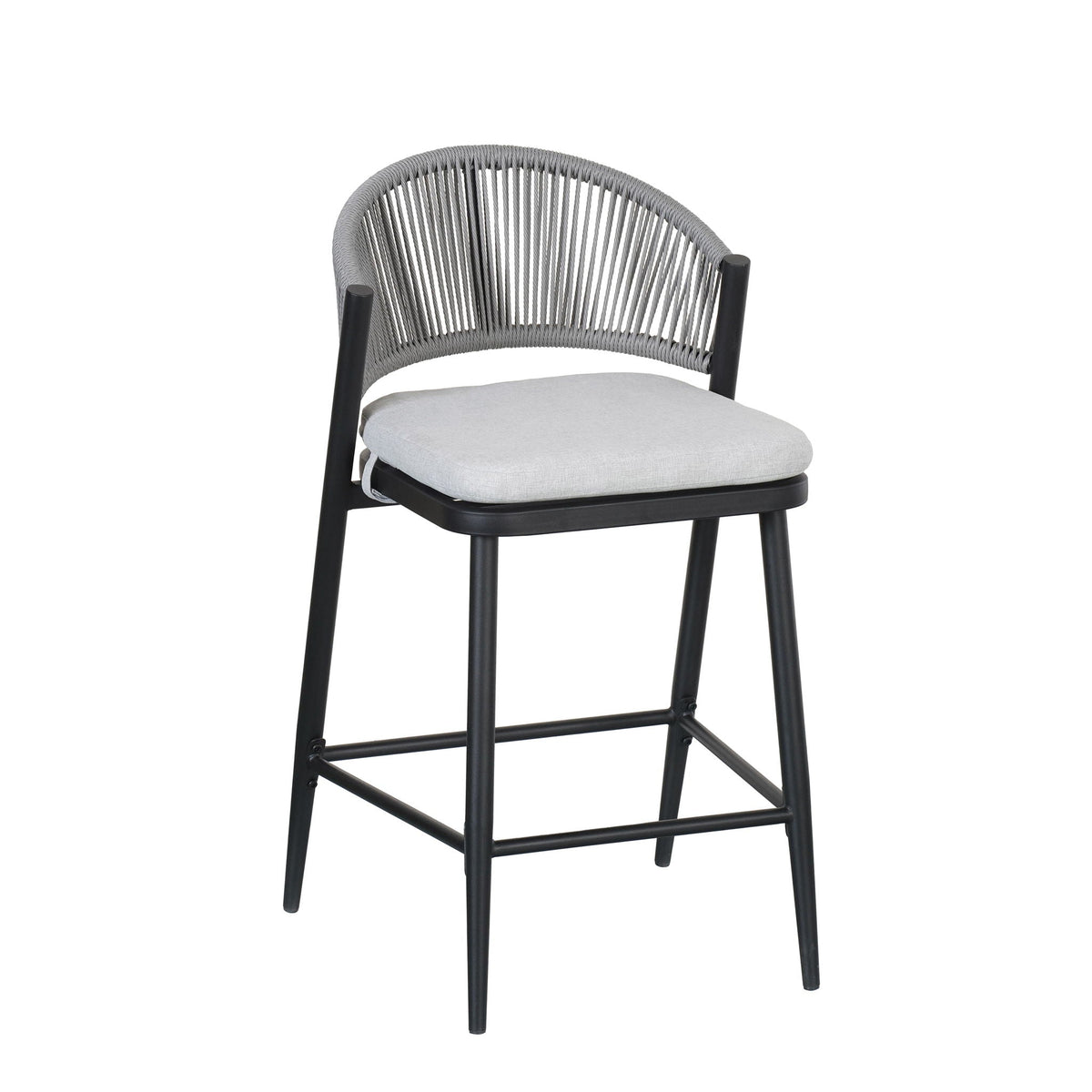 Outdoor 26" Counter Height Metal Frame Counter Stools