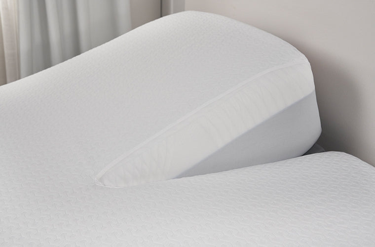 Split Head King Mattress Protector with Dri-Tec Fabric - White