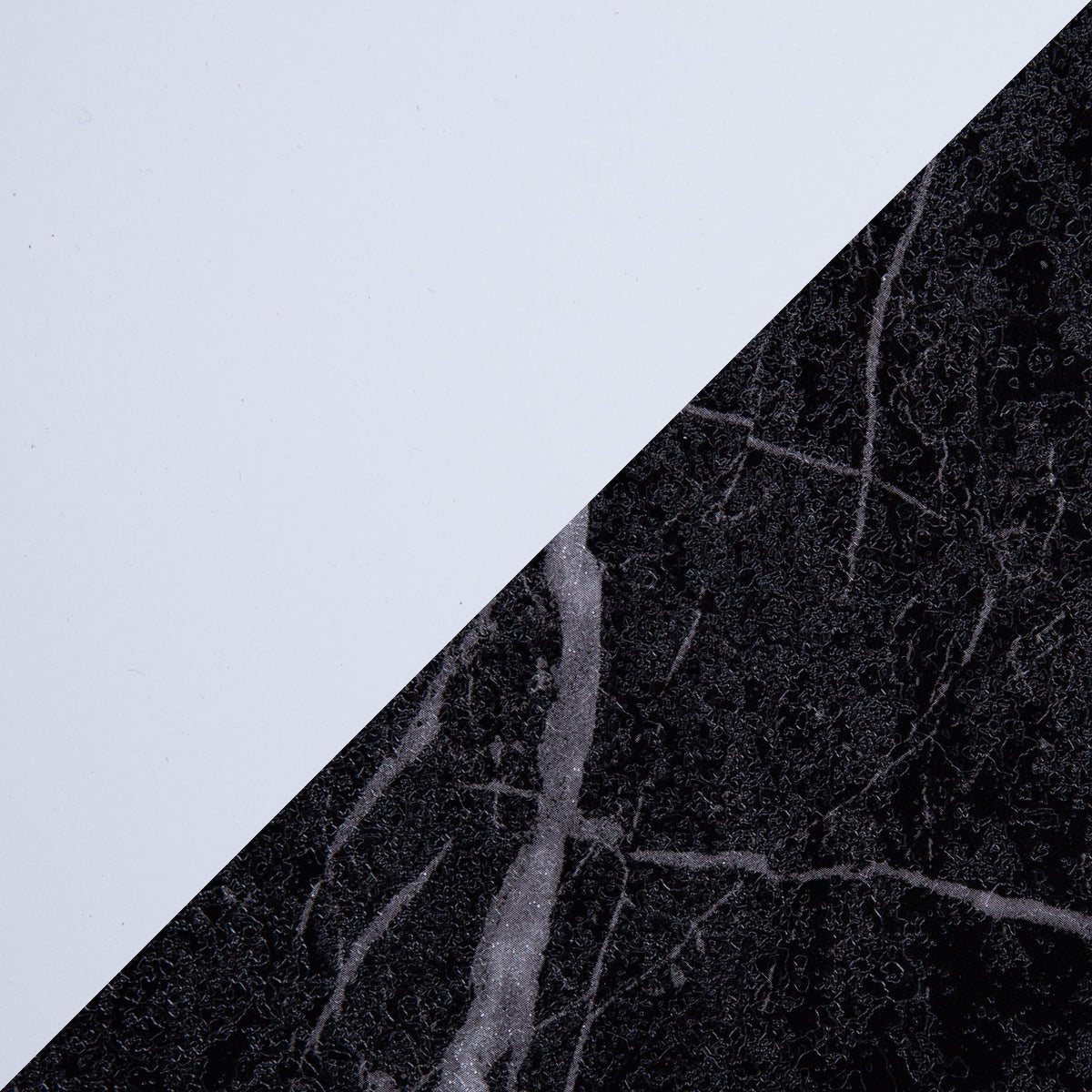 Modern Dining Table with Marble Top and Pedestal Base - White or Black