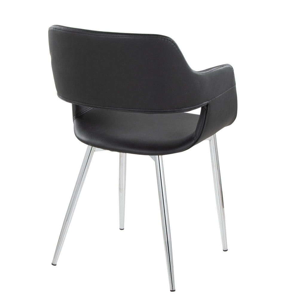 Contemporary Dining Chair Set with Metal Legs – Multiple Colors
